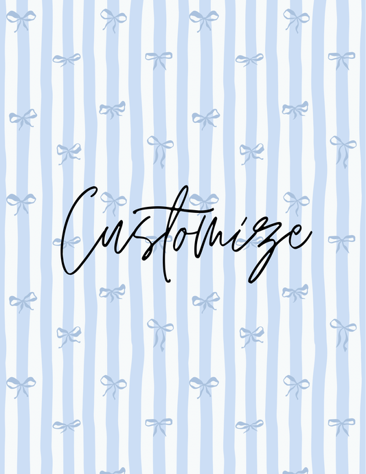 ✨ Customization Add-On – Make It Yours ✨
